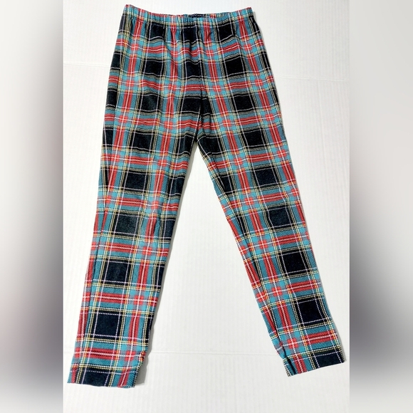 Matching Plaid Ice Skate themed Outfit Girls Size 7 - Picture 2 of 9